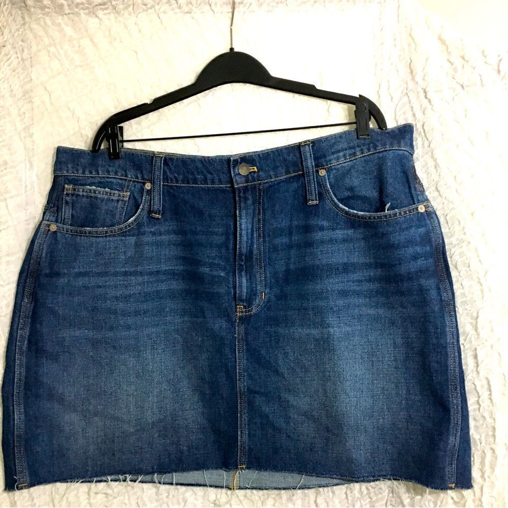 Madewell Denim Jean Short Skirt Size 34